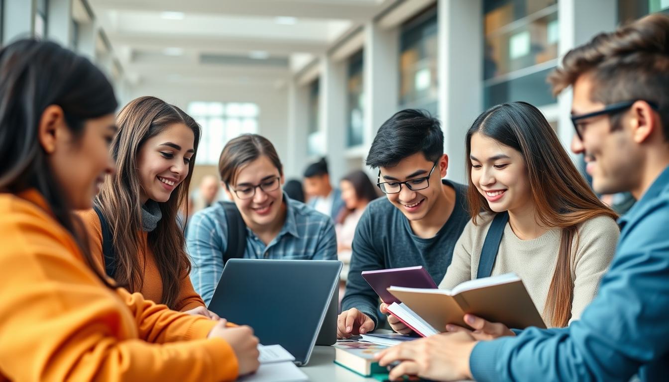 Digital learning platform with online study materials